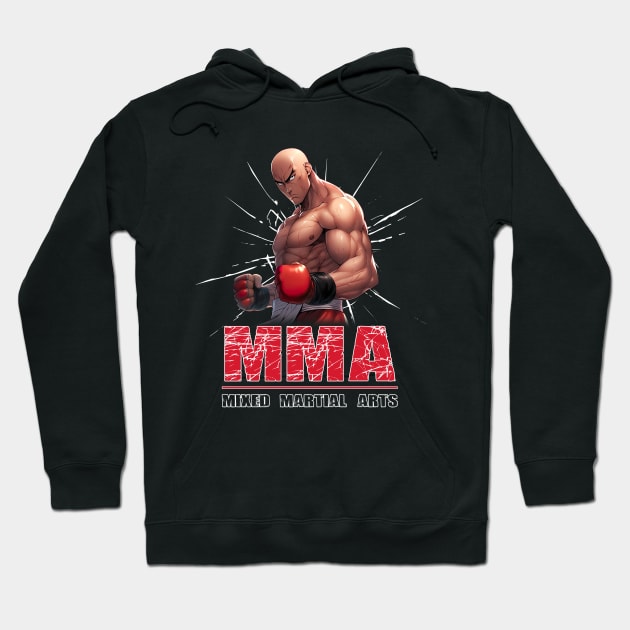 MMA Fighter – Anime Shirt Hoodie by KAIGAME Art